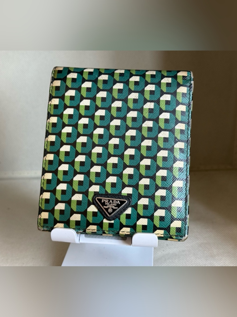 PRADA SAFFIANO PRINT Men's Bi-fold Wallet 2MO738